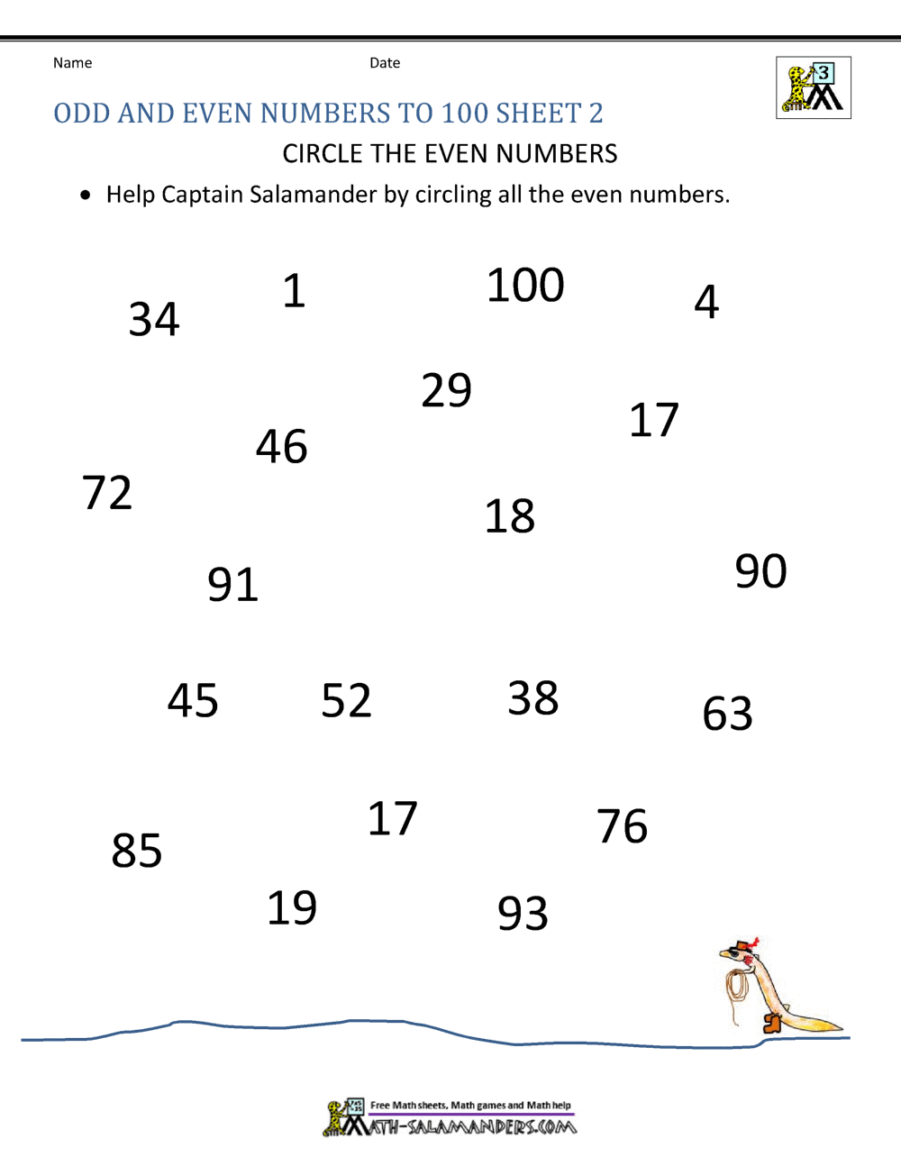 Odd And Even Numbers Worksheet Printable Odd And Even Numbers Worksheet Odd And Even Digital For Grade 1 2 Made By Teachers