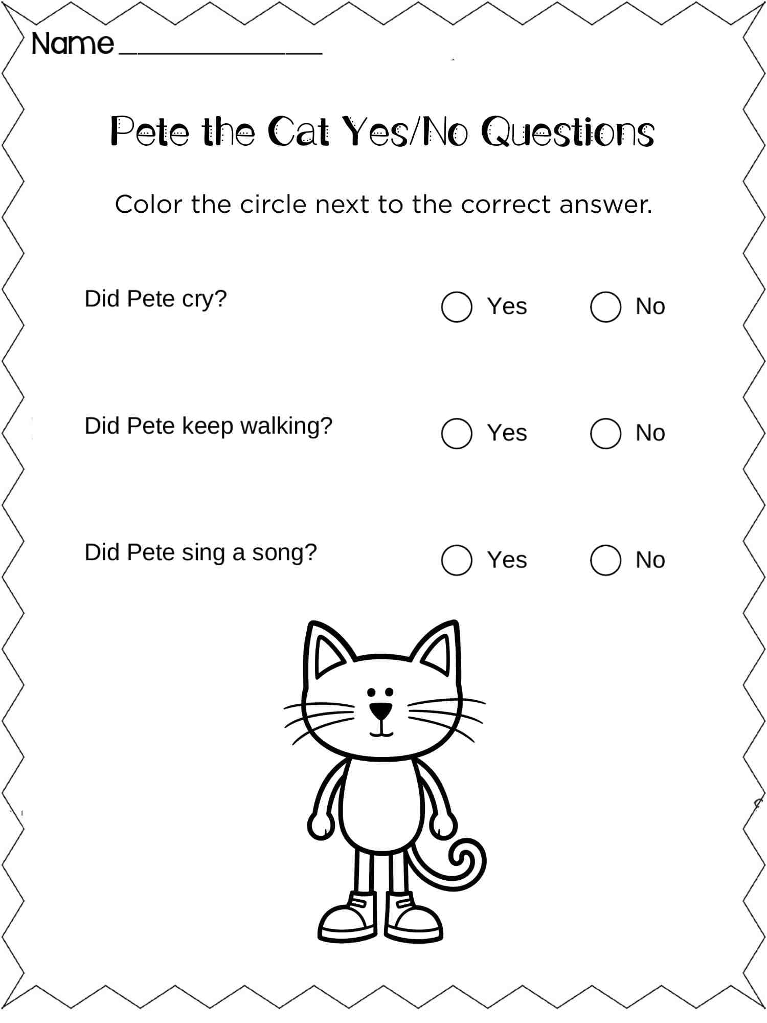 Pete The Cat Printables And Activities Free The Activity Mom