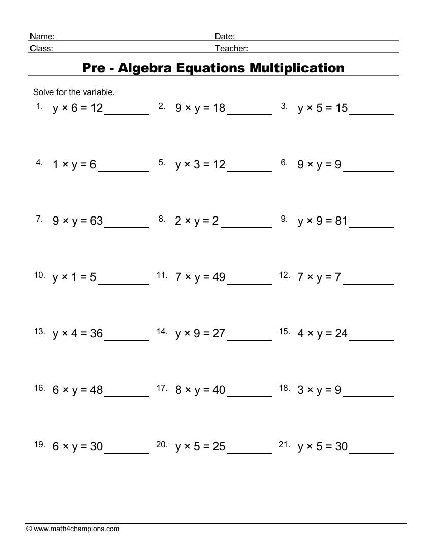 Pre Algebra Worksheets Algebraic Expressions Worksheets Worksheets Library Evaluating Algebraic Expressions Worksheet Print Activity Pre Algebra Made By Teachers