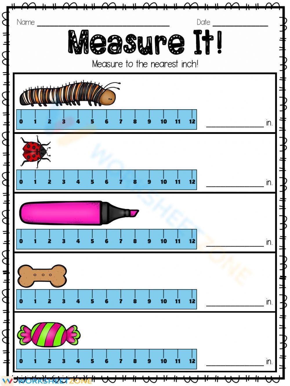 Printable 4th Grade Easter Measurement Worksheets Printable 4th Grade Easter Measurement Worksheets