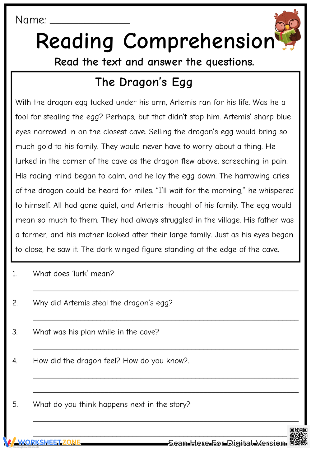 Printable 4th Grade Level Reading Worksheets Printable 4th Grade Level Reading Worksheets