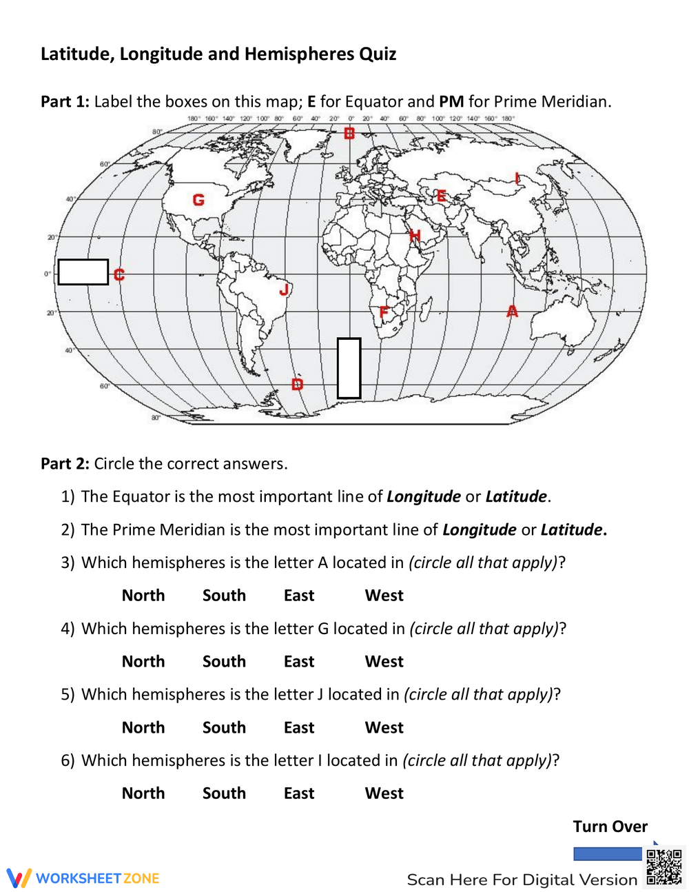 Printable 5th Grade Latitude And Longitude Worksheets Printable 5th Grade Latitude And Longitude Worksheets