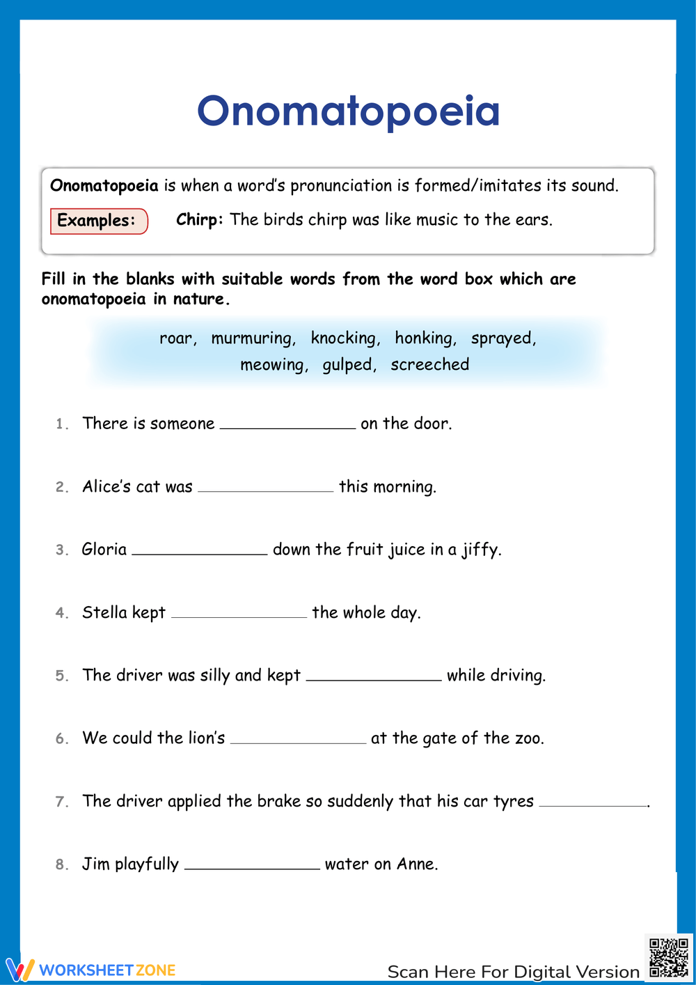 Printable 5th Grade Onomatopoeia Worksheets Download Printable 5th Grade Onomatopoeia Worksheets Download