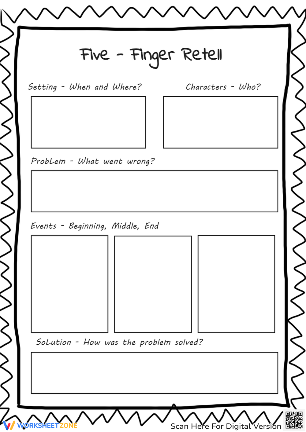 Printable 5th Grade Story Elements Worksheets Download