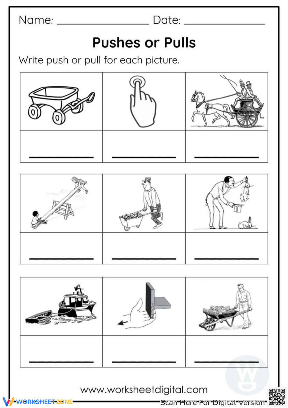 Printable 7th Grade Forces Motion Machines Worksheets