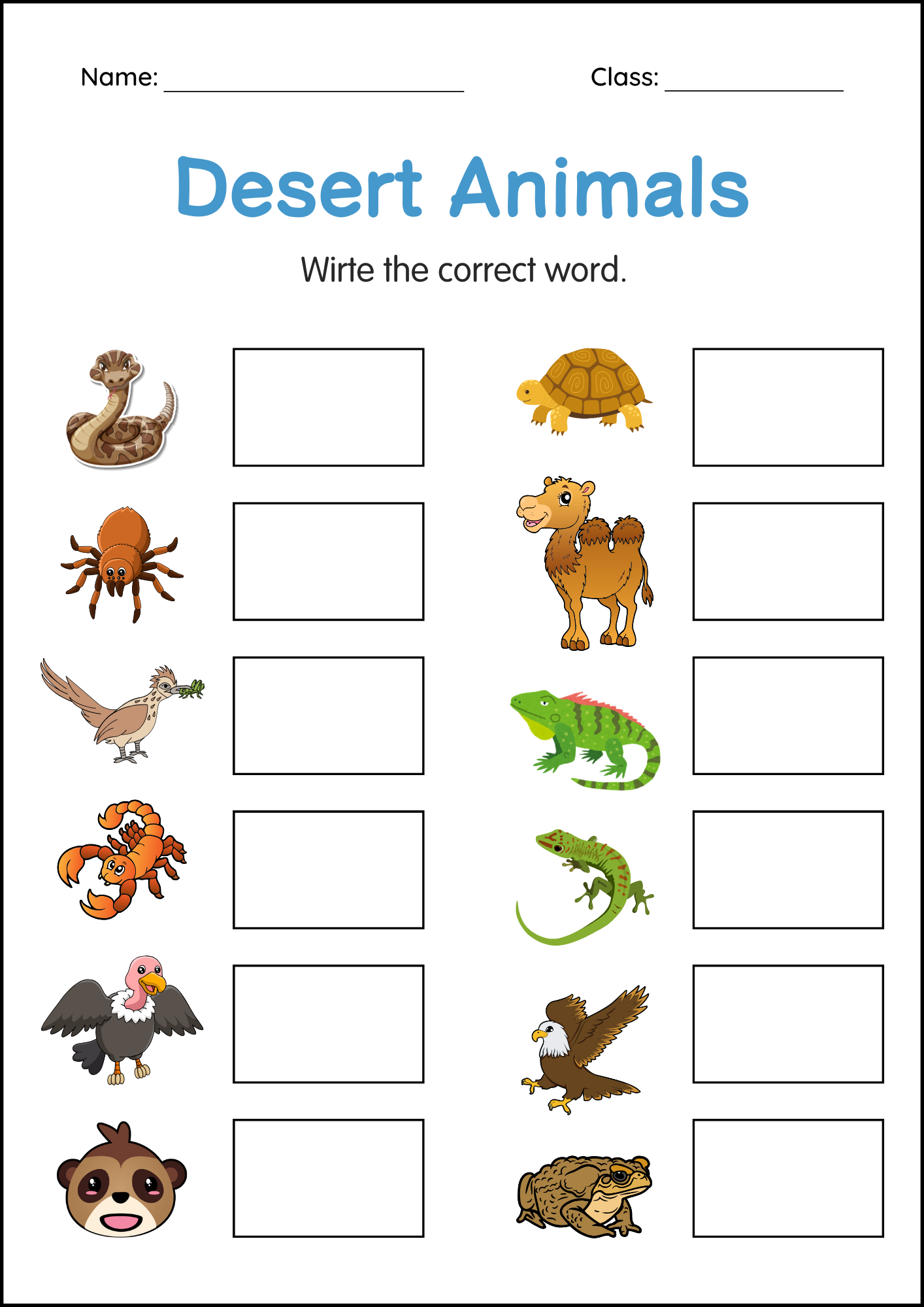 Animal Sounds Worksheet For Class 2 Science Free PDF