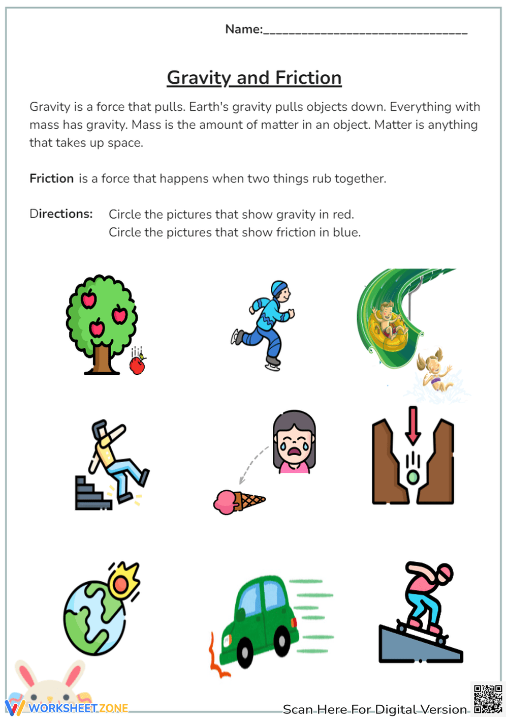 Printable Gravity Worksheets Download Printable Gravity Worksheets Download