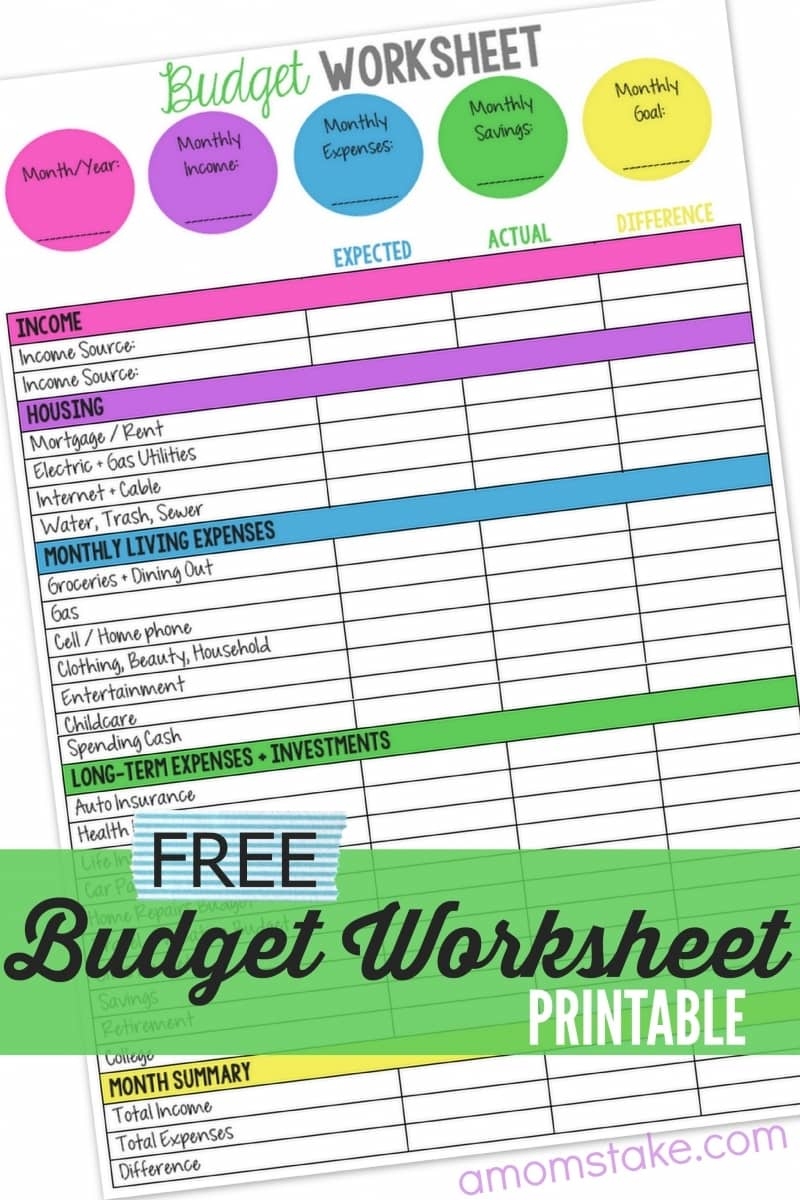 Family Binder Budgeting Printables Clean And Scentsible