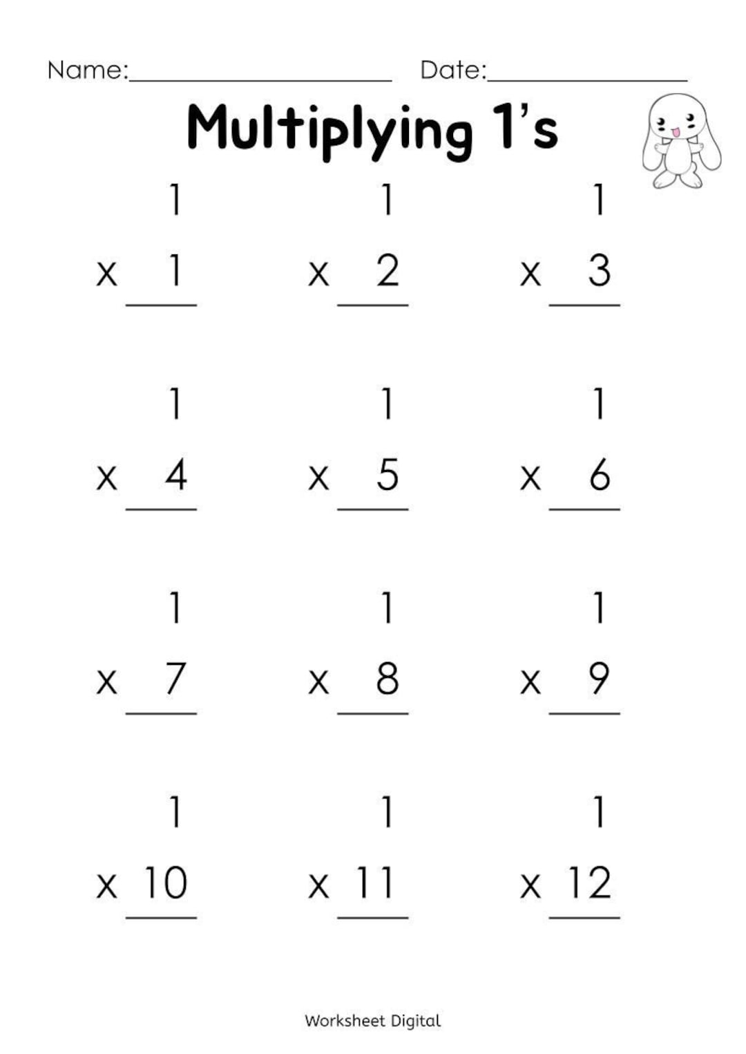 Math Drills Worksheets