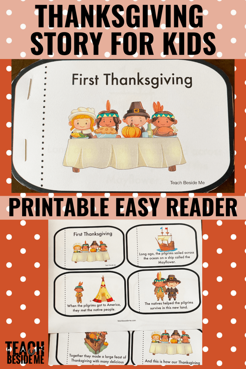 First Thanksgiving Unit For Kindergarten And First Grade Primary Theme Park