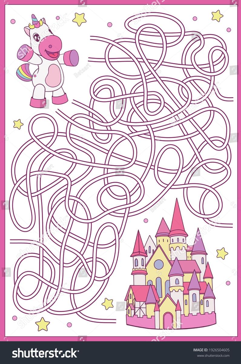Printable Unicorn 3d Puzzle Kids Game Cute Unicorn Maze Puzzle Stock Vector Royalty Free Printable Unicorn 3d Puzzle Kids Game Cute Unicorn Maze Puzzle Stock Vector Royalty Free