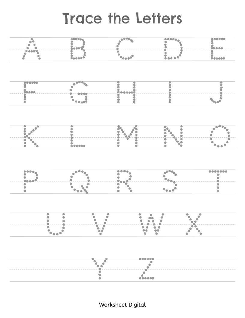 Printable Worksheets Trace The Letters Uppercase A Z Preschool Kindergarten Homeschool Etsy Sweden Printable Worksheets Trace The Letters Uppercase A Z Preschool Kindergarten Homeschool Etsy Sweden