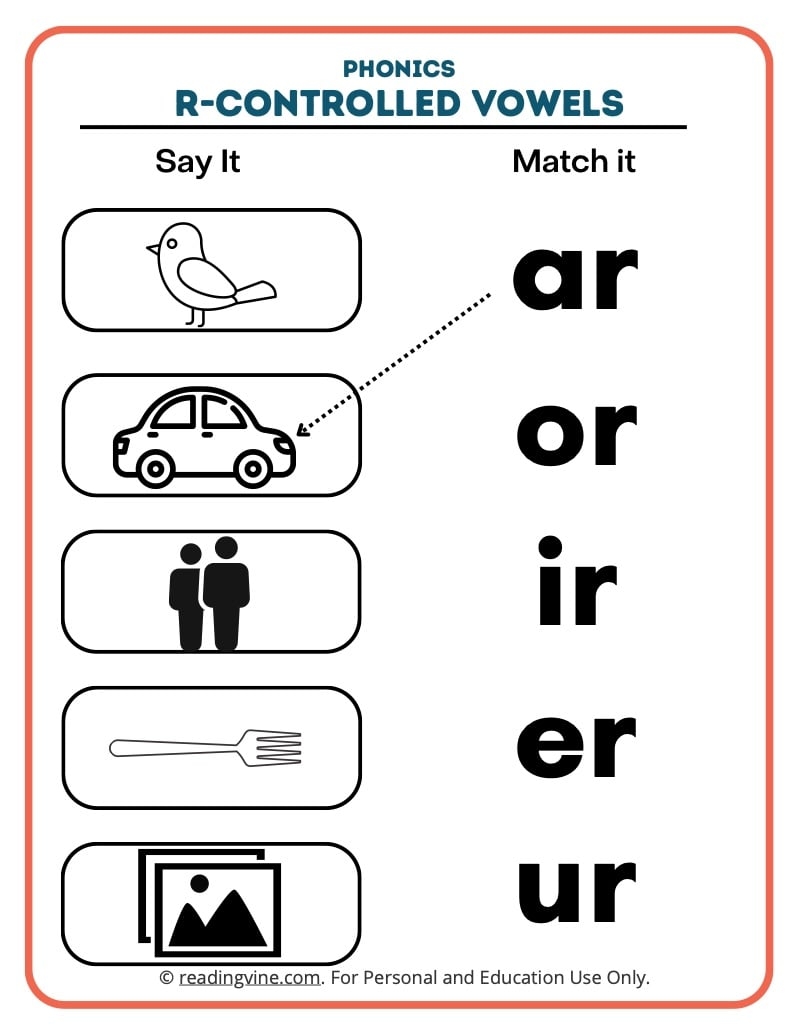 R Controlled Vowels Worksheets ReadingVine R Controlled Vowels Worksheets 4 Free Printables Literacy Learn