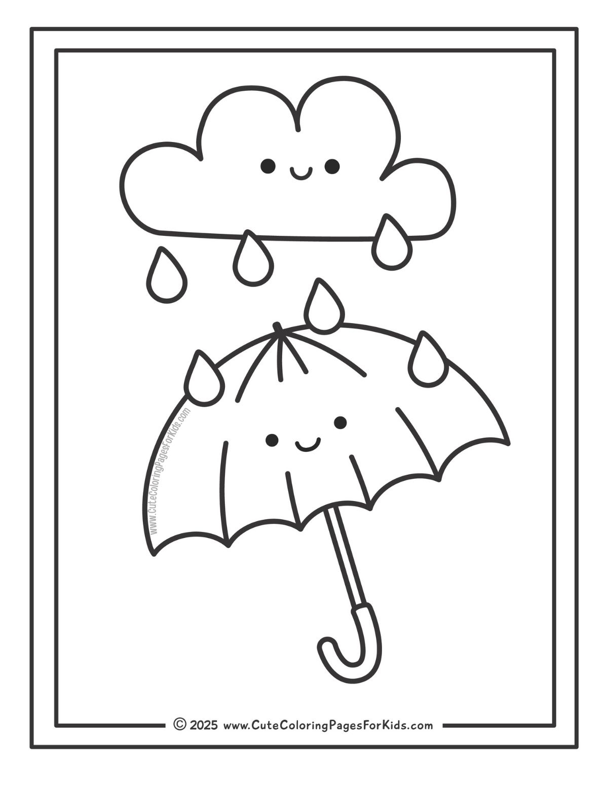 Rainy Day Coloring Pages Free Printable PDFs Cute Coloring Pages For Kids FREE Printable Water Cycle Worksheets For Kids