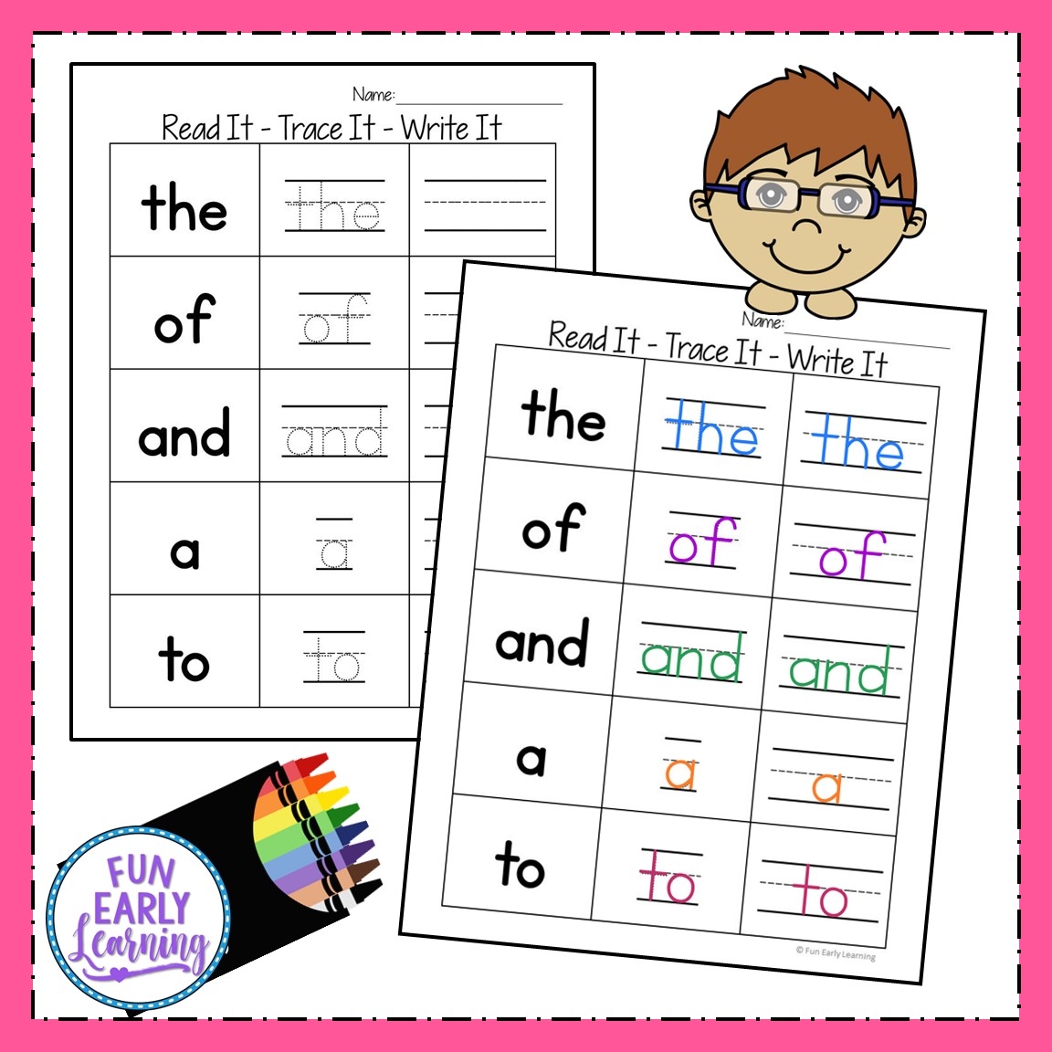 Read It Trace It Write It Fry S First 100 Sight Words Fun Early Learning Read It Trace It Write It Fry S First 100 Sight Words Fun Early Learning