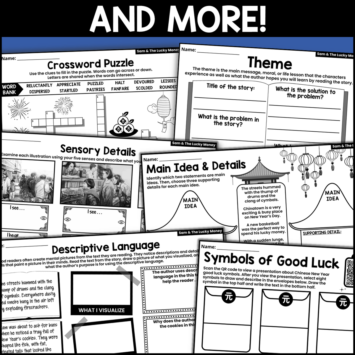 Sam And The Lucky Money Interactive Read Aloud Activities Made By Teachers