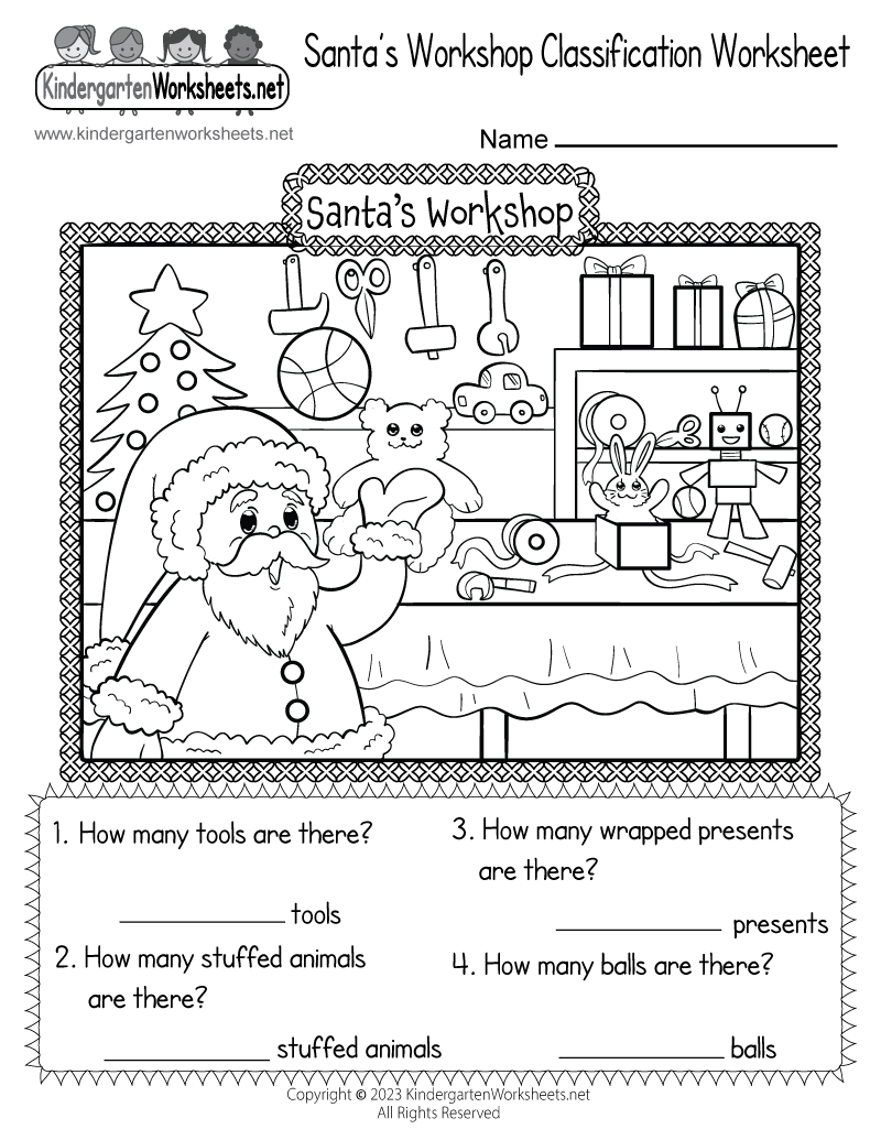Santa S Workshop Classification Worksheet Free Printable Digital PDF Santa S Workshop Classification Worksheet Free Printable Digital PDF