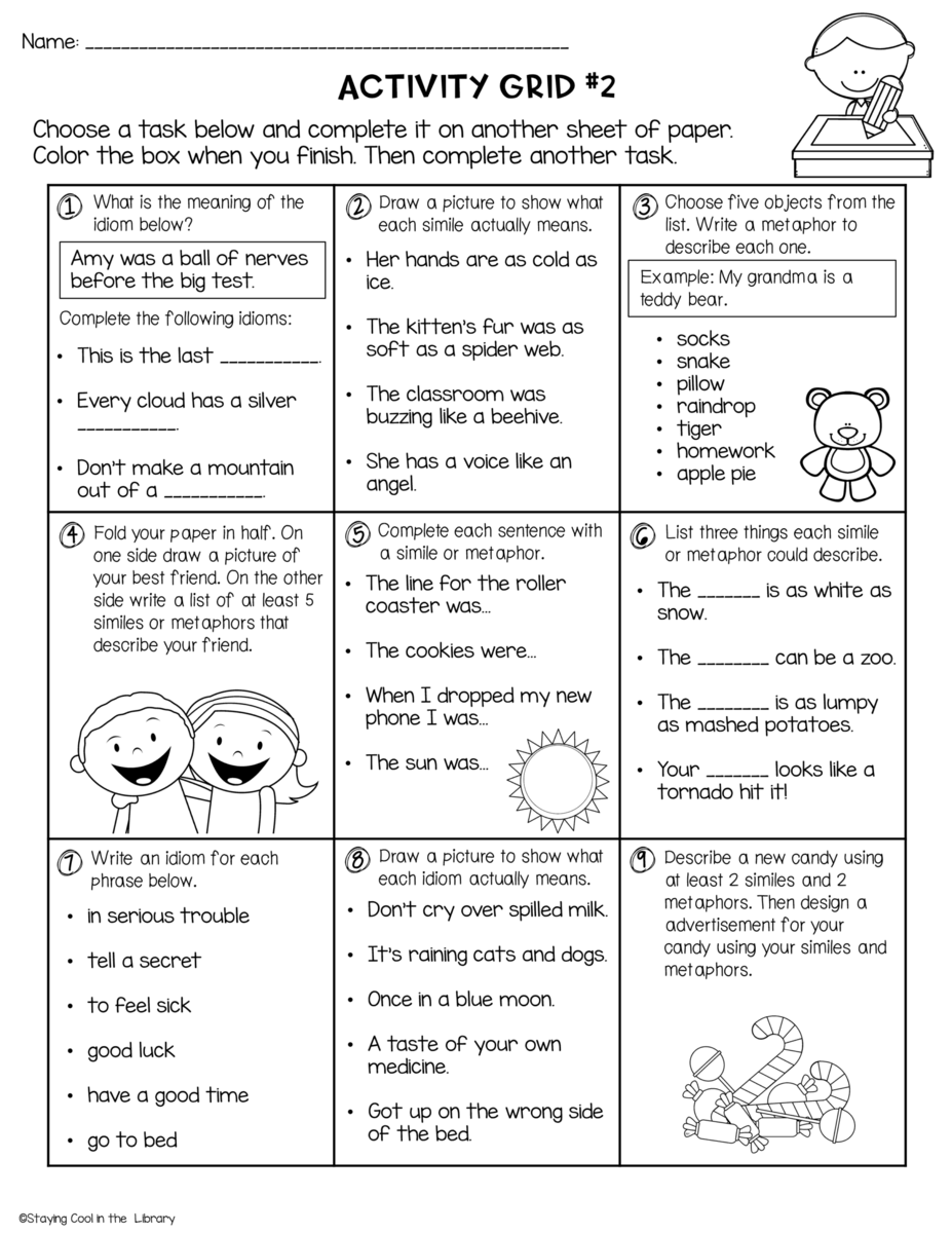 School Library Substitute Lessons And Activities Library Activities For Kindergarten Worksheets Library
