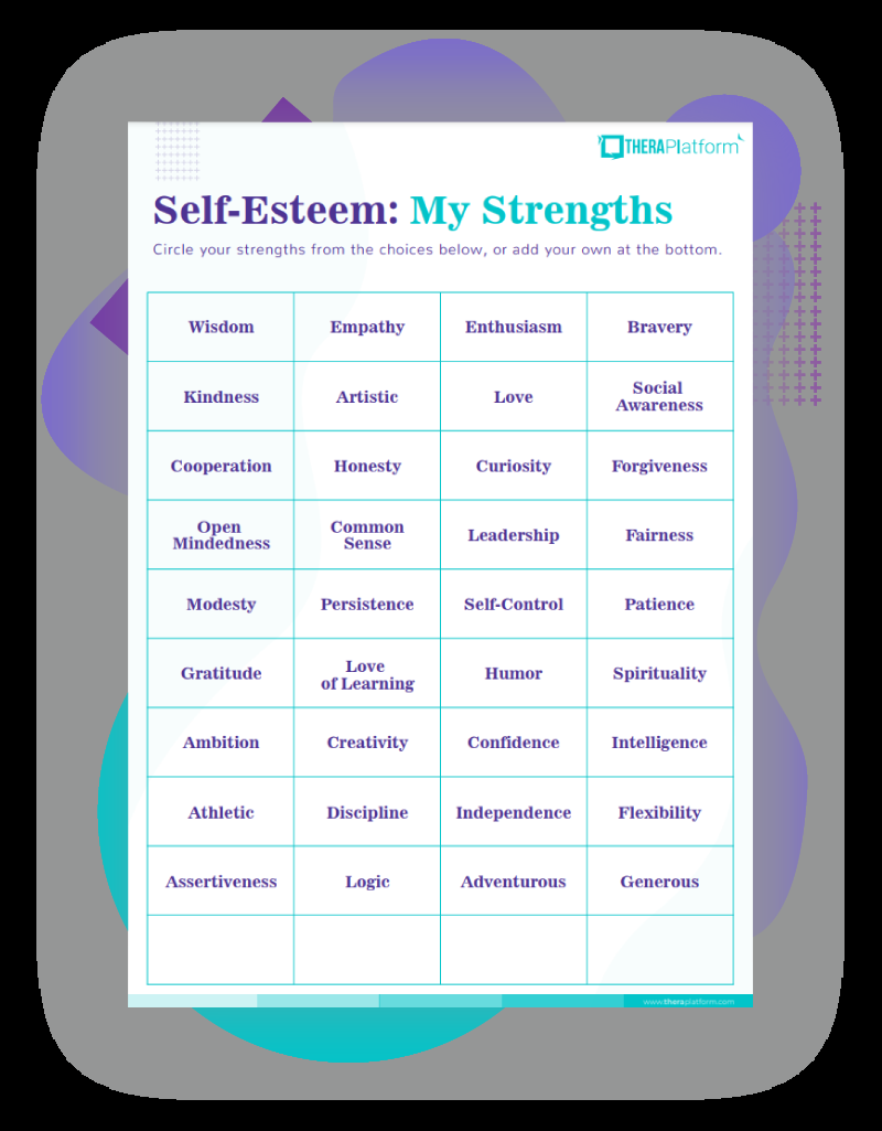 16 Self Esteem Worksheets Printable Free Free PDF At Worksheeto