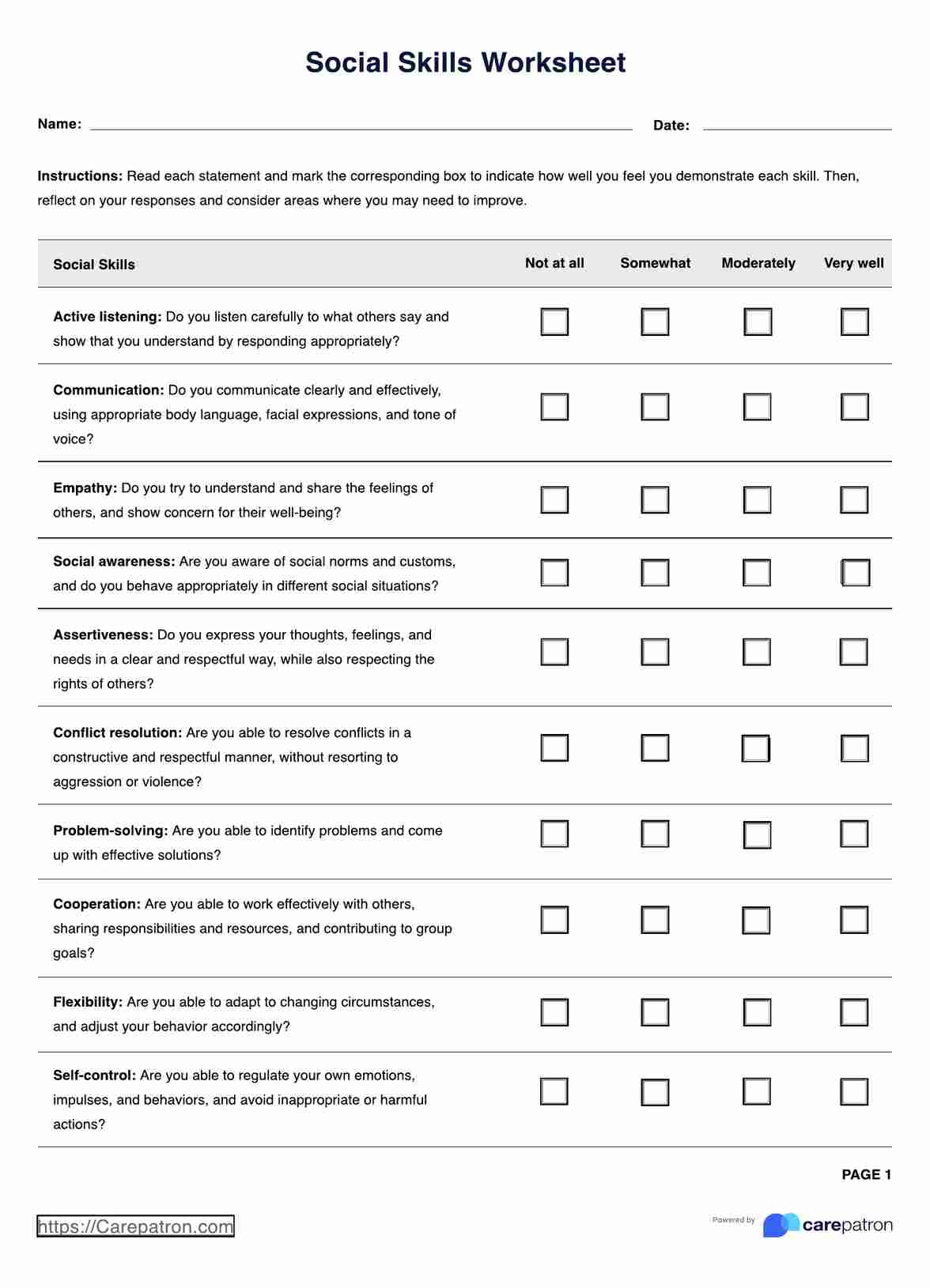 Social Skills Worksheet Social Skills Worksheets Free Printable Goally Worksheets Library