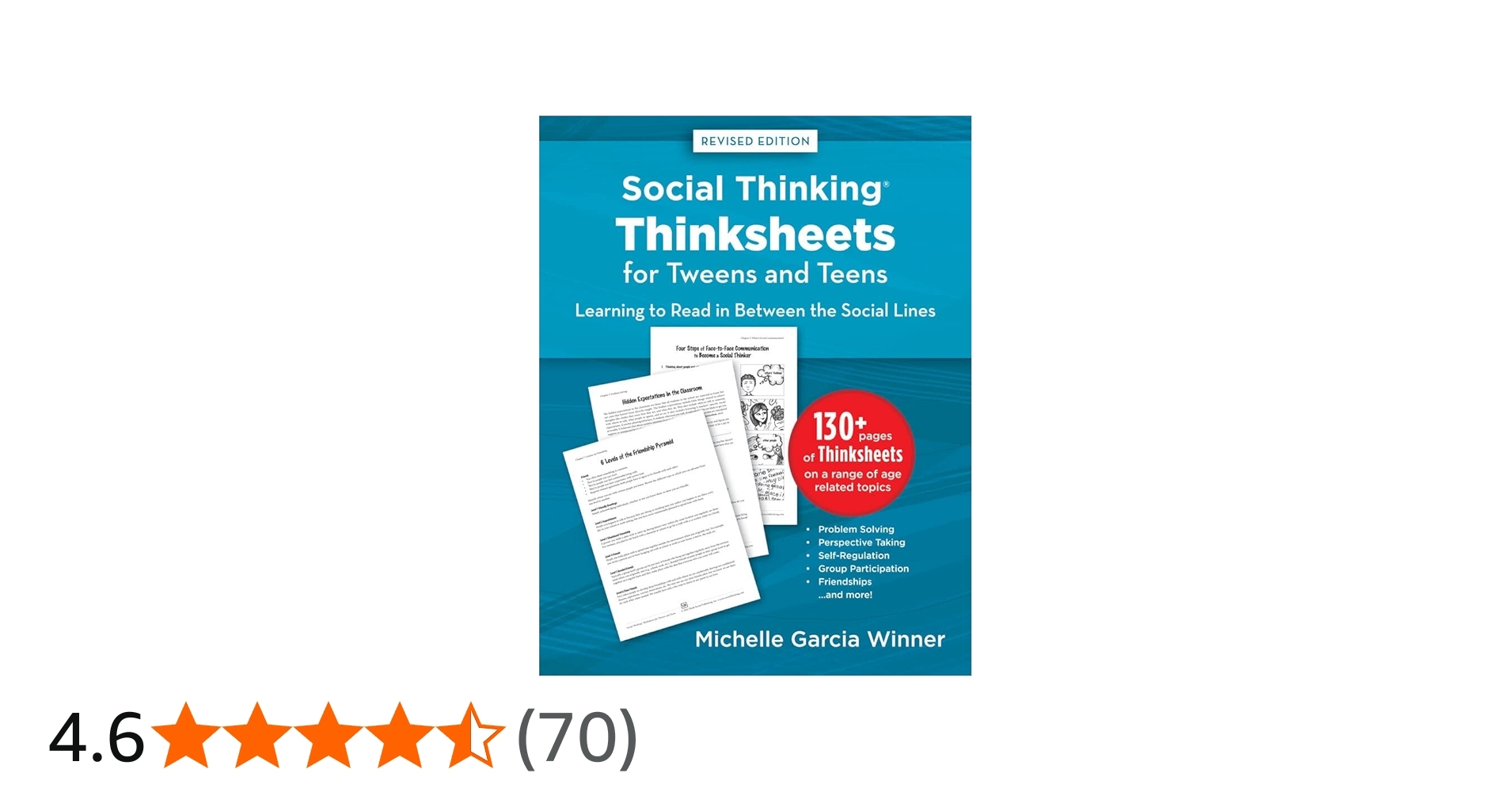 Social Thinking Thinksheets For Teens And Tweens Michelle Garcia Winner Amazon Co Uk Books
