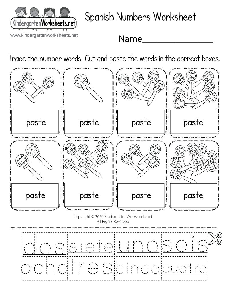 Spanish Numbers Worksheet Free Printable Digital PDF Spanish Colors Worksheet Packet Made By Teachers