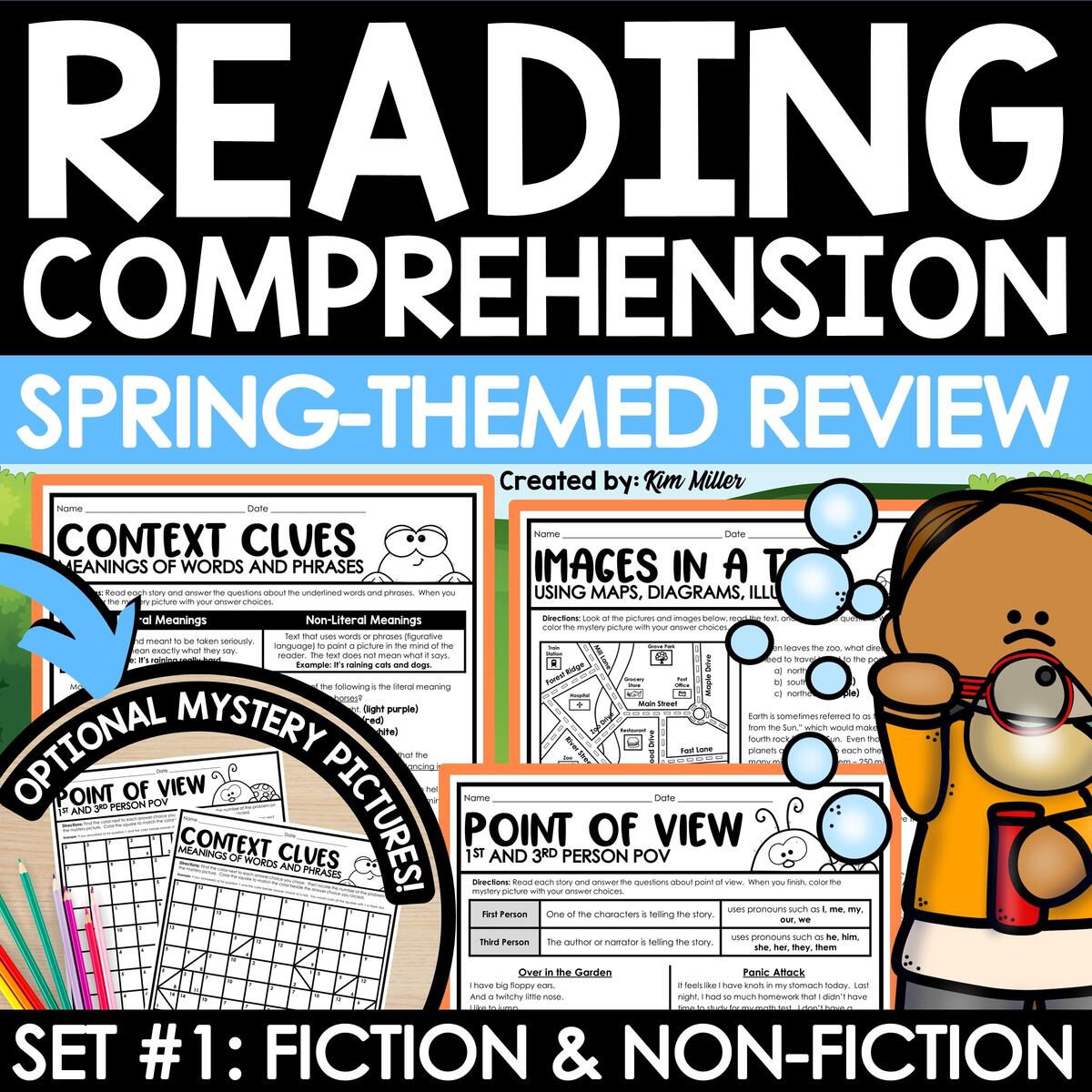 3rd Grade Level A Reading Comprehension Worksheets Printable