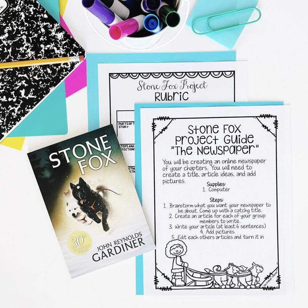 Stone Fox Activities The Friendly Teacher Stone Fox Activities The Friendly Teacher