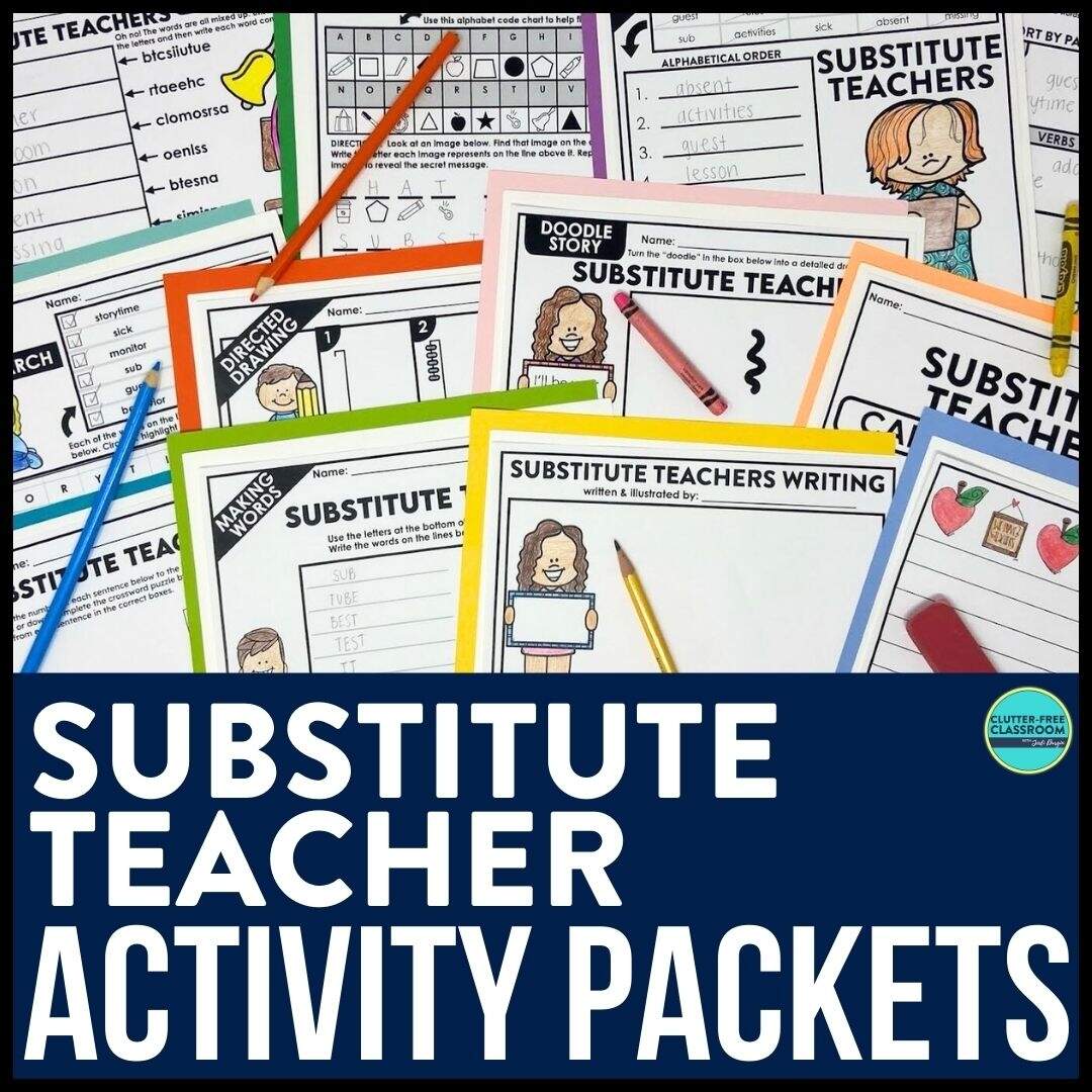 Substitute Teacher Worksheets For Elementary Students In 2026 Teaching With Jodi Durgin And Company Substitute Teacher Worksheets For Elementary Students In 2026 Teaching With Jodi Durgin And Company