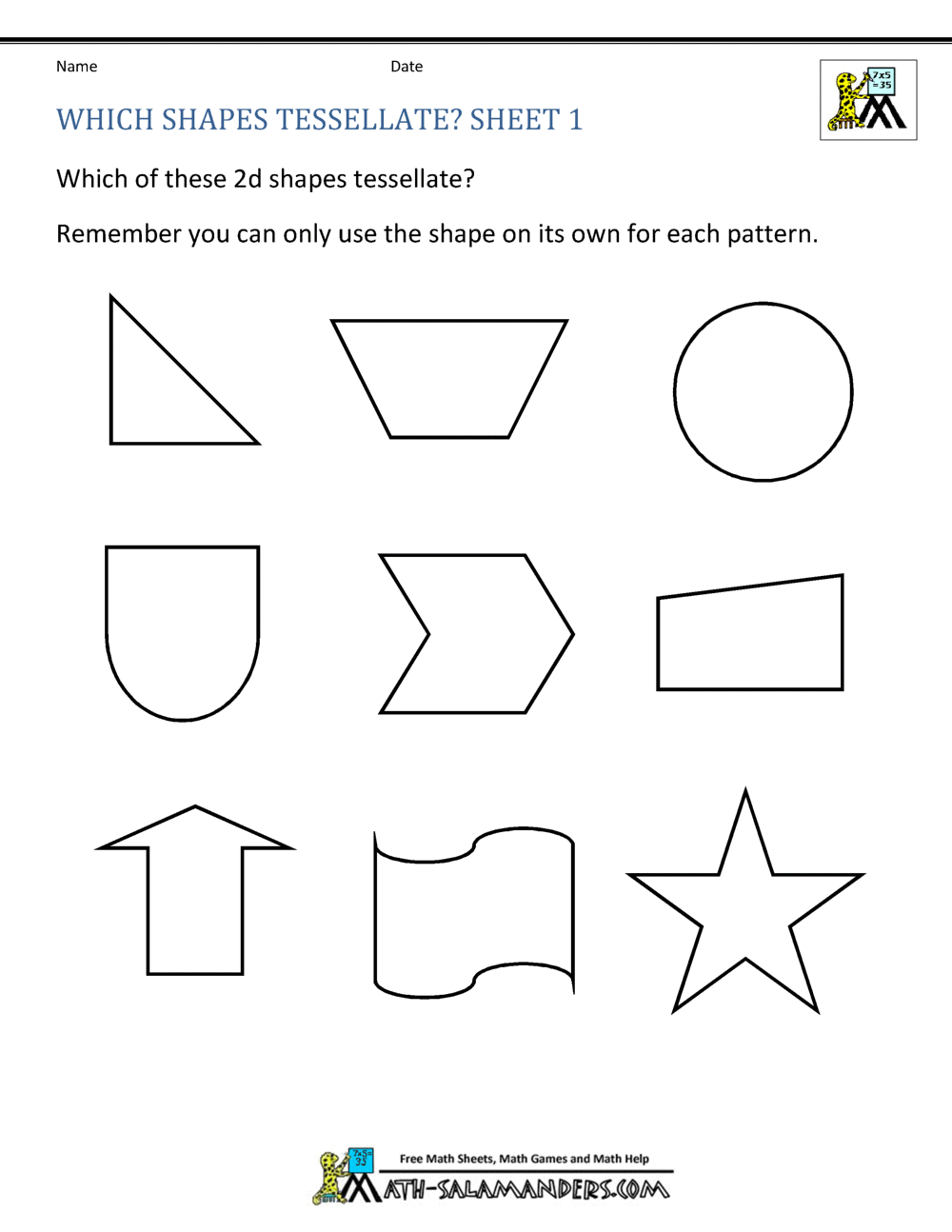 Tessellations In Geometry 1 Tessellations In Geometry 1