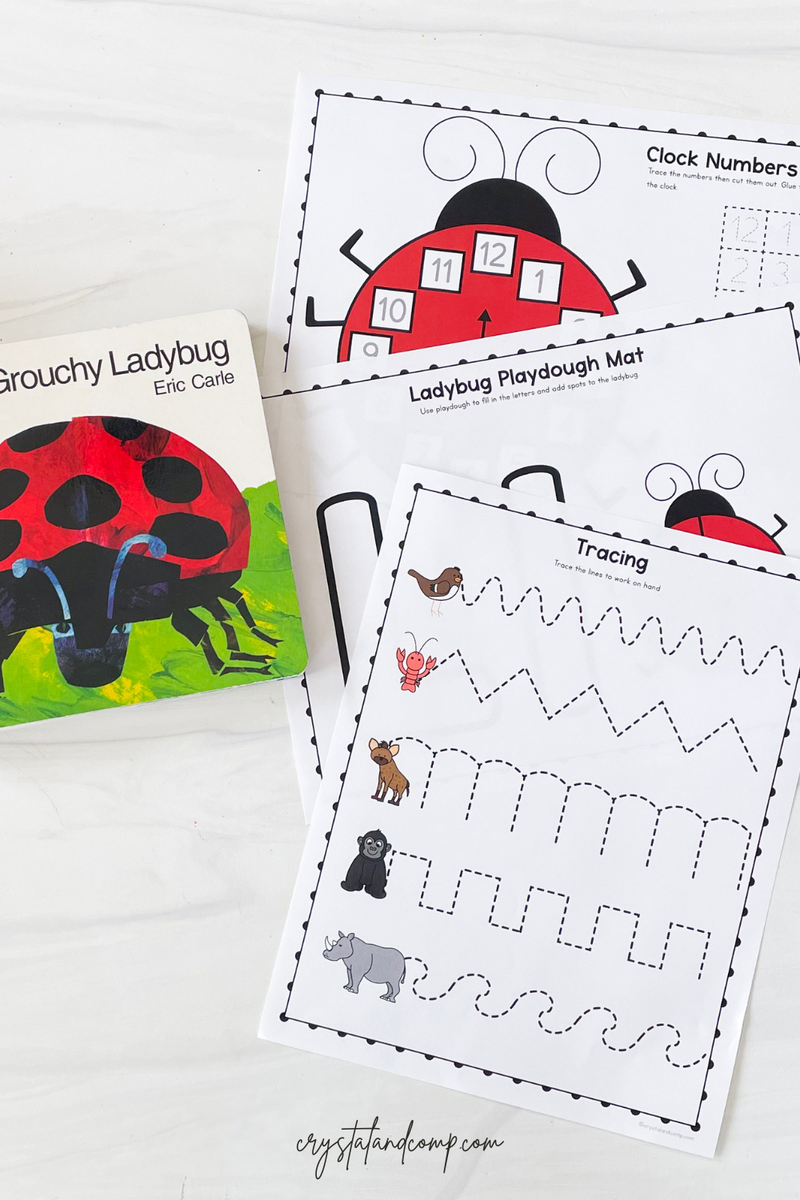 The Grouchy Ladybug Printables CrystalandComp