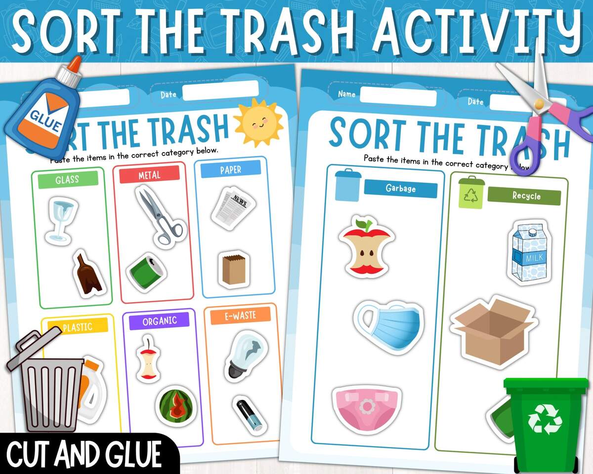 Trash Sorting Activity Printable Worksheets Earth Day Activities Garbage Sorting Game Environment Recycling Sort Cut And Paste PDF Etsy Trash Sorting Activity Printable Worksheets Earth Day Activities Garbage Sorting Game Environment Recycling Sort Cut And Paste PDF Etsy