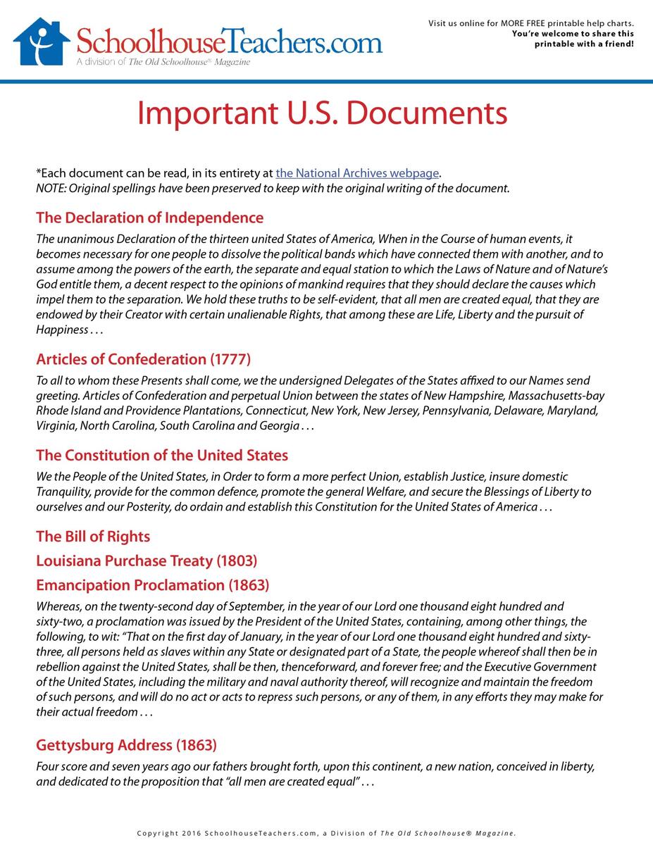 US History Class And FREE Printouts For Early Learners
