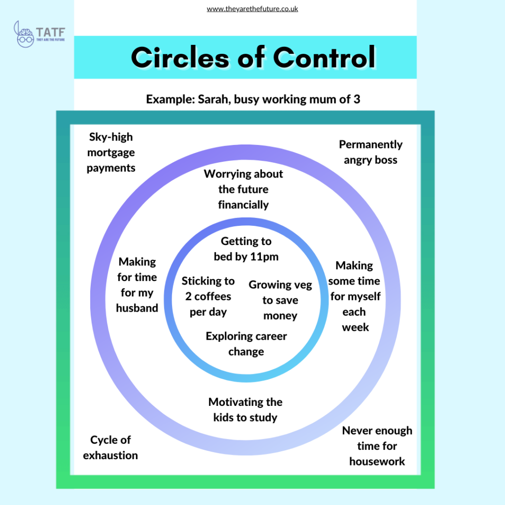 Use This Circle Of Control Exercise For Better Mental Health Free Printable