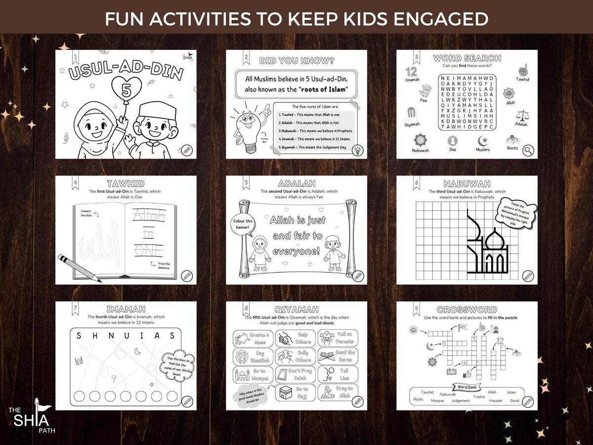 Usul Ad Din 15 Page Bundle Printable Activities Shia Muslim Kids Roots Of Religion 5 Pillars Of Islam Karbala Instant Download Etsy Usul Ad Din 15 Page Bundle Printable Activities Shia Muslim Kids Roots Of Religion 5 Pillars Of Islam Karbala Instant Download Etsy