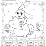 Valentine s Day Color By Number Worksheet Free Printable Digital PDF