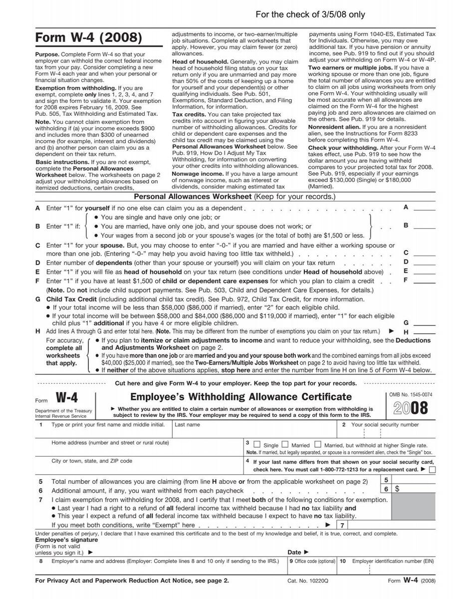 Useful IRS Forms