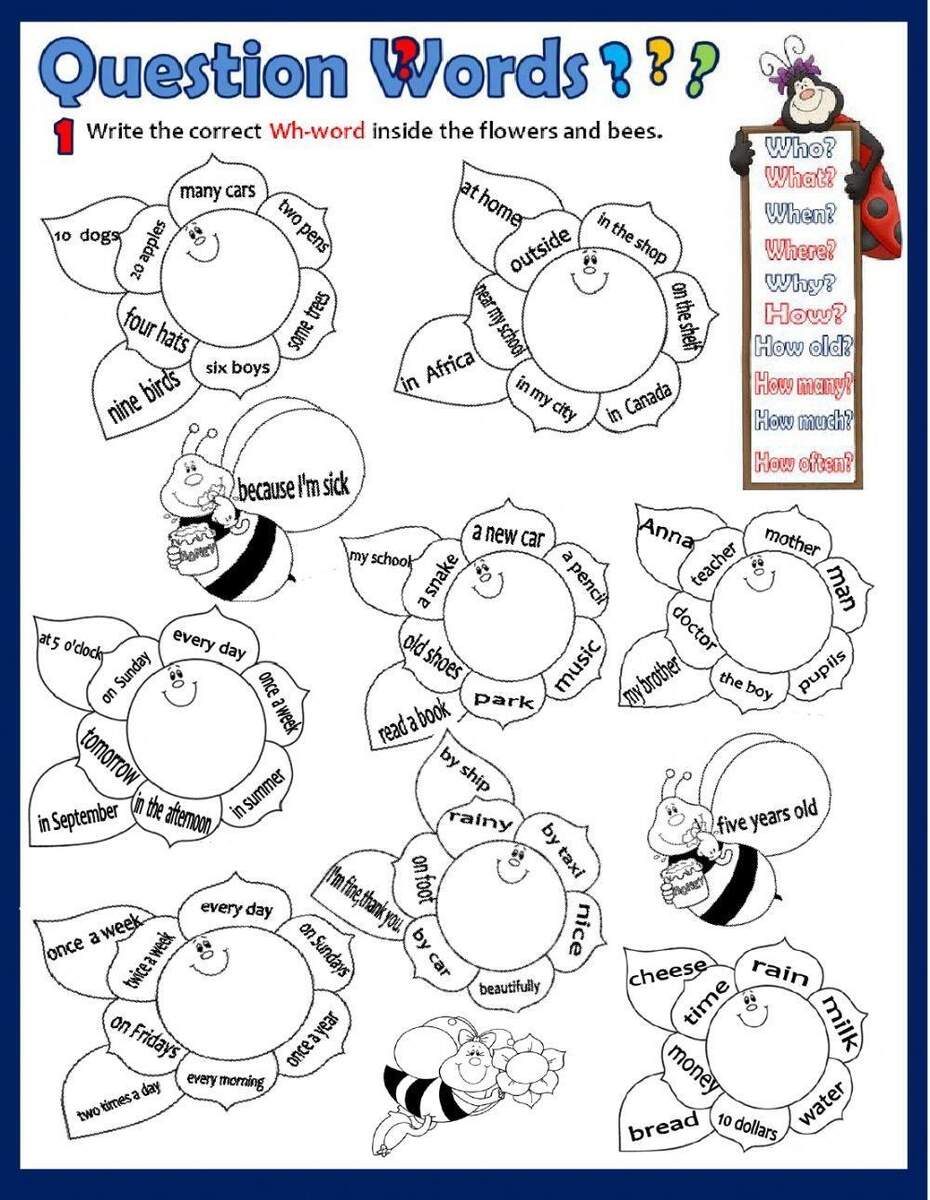 Wh Questions Worksheet Worksheets Library