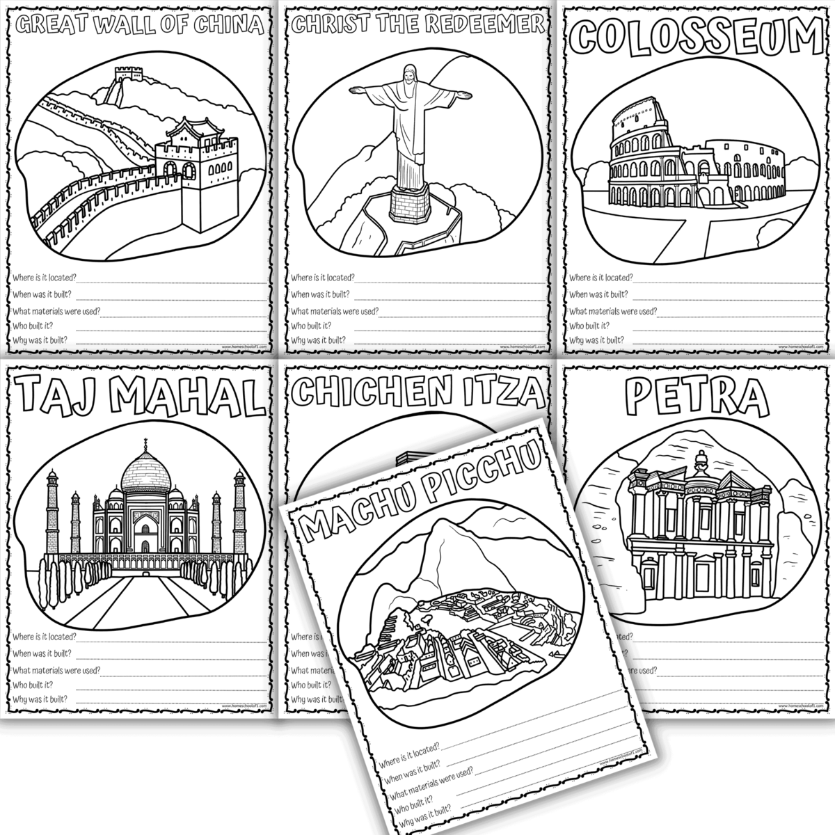 Wonders Of The World Worksheets Wonders Of The World Worksheets