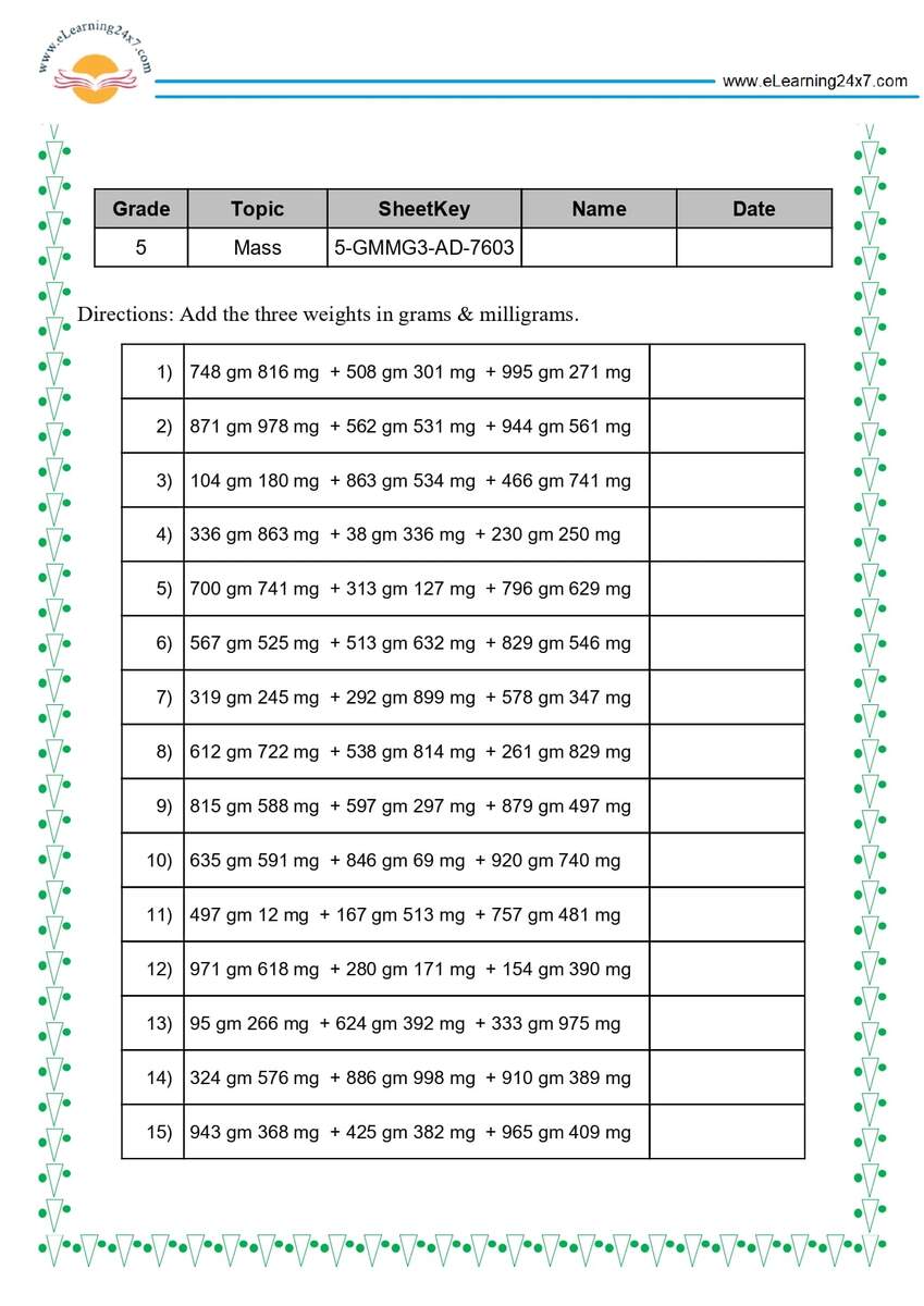 1st Grade Math Worksheets For Free ArgoPrep