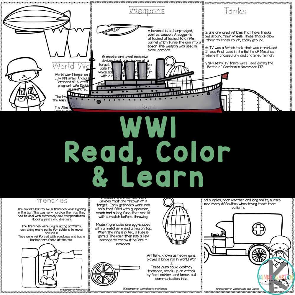 WW1 Coloring Pages Read Color Learn About World War 1 For Kids WW1 Coloring Pages Read Color Learn About World War 1 For Kids